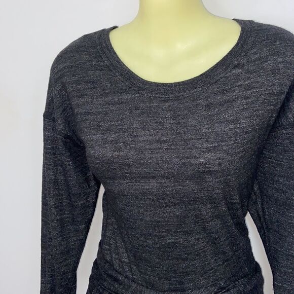 Isabel Marant Etoile Dress Charcoal Gray Mini Sweater Dress NWOT~Sz 0 - Picture 2 of 8